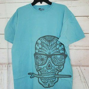 RFBF Large Supershrunk %100 Cotton Skull T Shirt